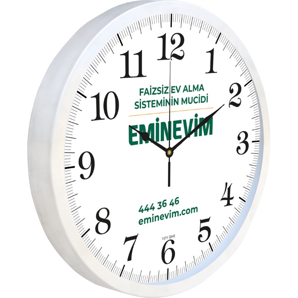 Alüminyum Duvar Saati