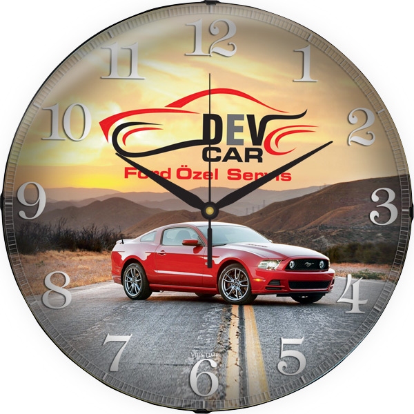 Bombe Cam Duvar Saati