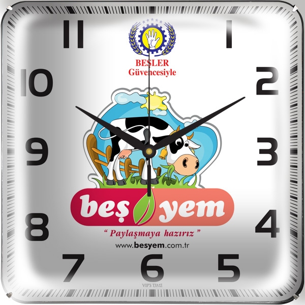 Bombe Cam Duvar Saati