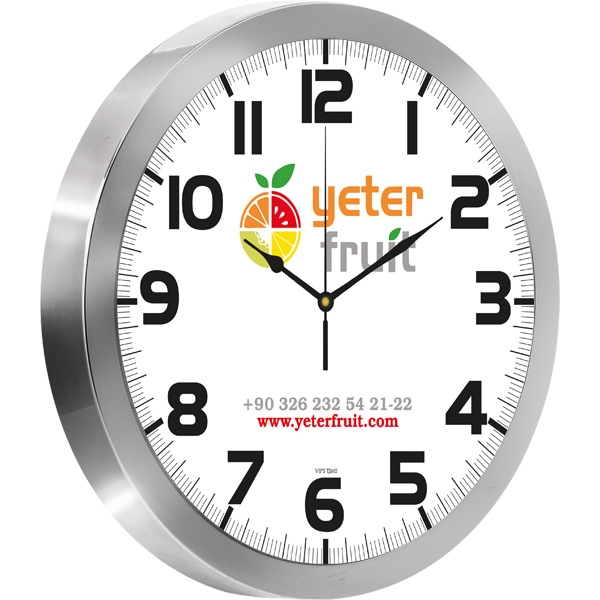 Metalize Duvar Saati