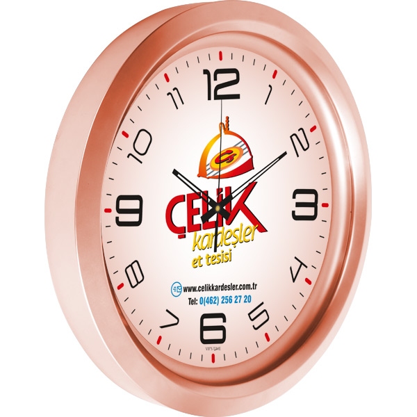 Metalize Duvar Saati