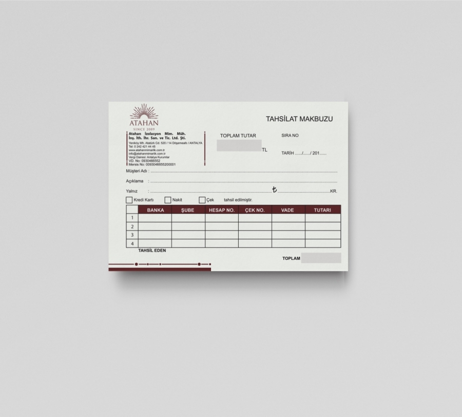Tahsilat Makbuzu